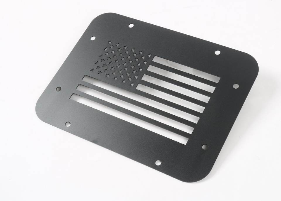 4K 4x4 Spare Tire Delete Plate - Blank