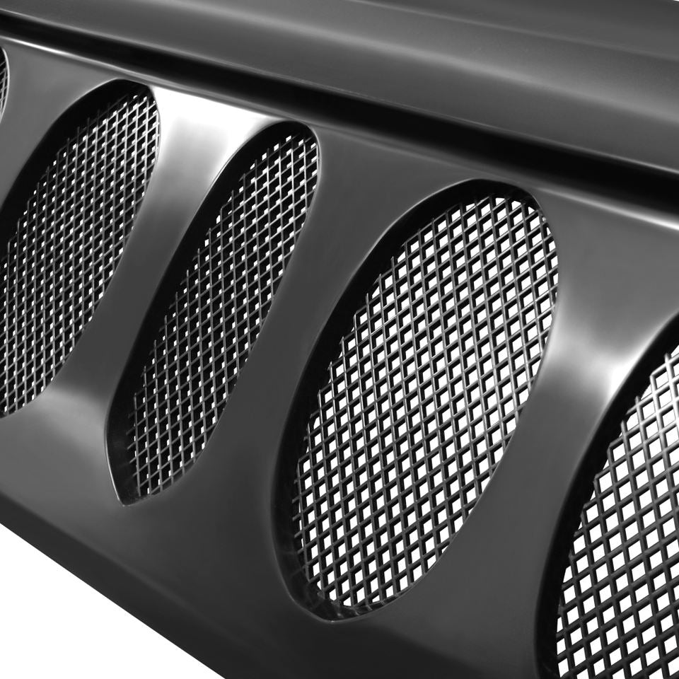 4K 4x4 Spider Fang Grill for Jeep Wrangler JK