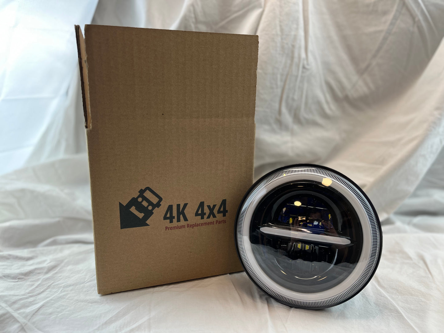 4K 4x4 7-inch LED Closed Eye Headlights