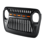 Oakman Offroad JL/JT LED Grill for Jeep Wrangler JL or Gladiator JT