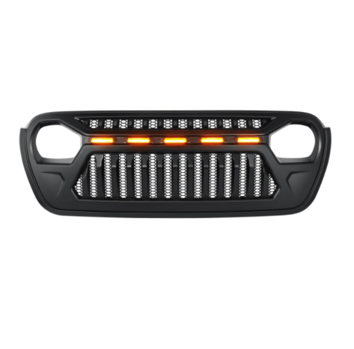 Oakman Offroad JL/JT LED Grill for Jeep Wrangler JL or Gladiator JT