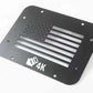 4K 4x4 Spare Tire Delete Plate - 4K Logo